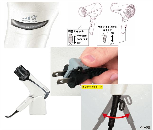 テスコム TID2700の便利な機能